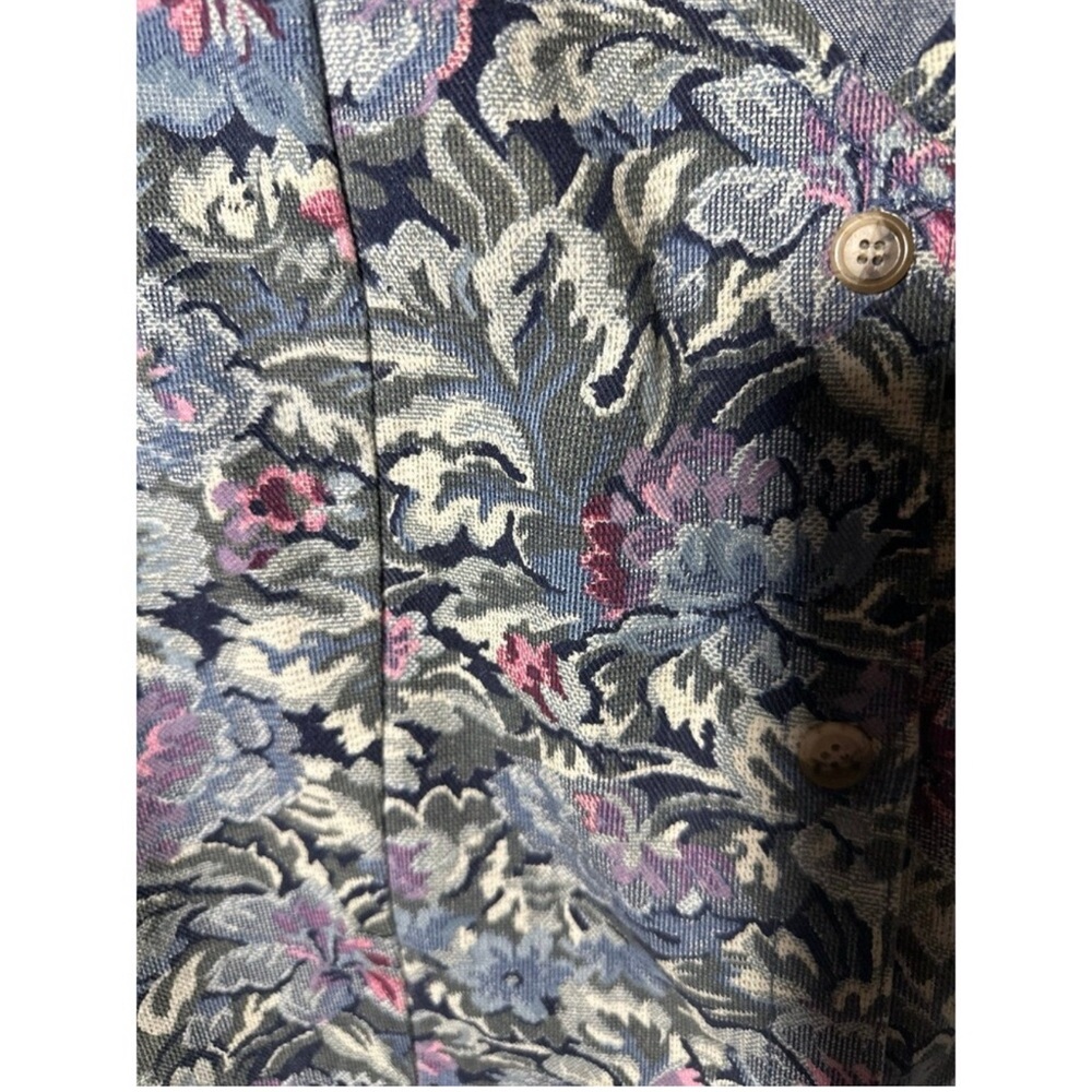 Vintage Floral Orvis Vest Large - Picture 2 of 5